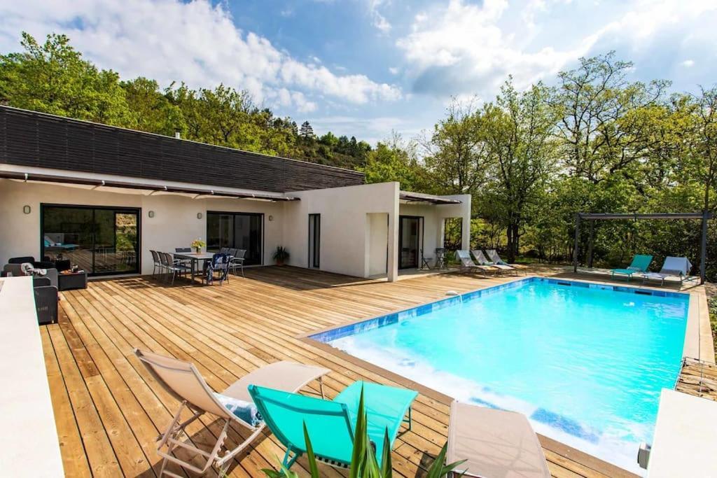 Villa Blanche, Contemporary, Cathars, Couiza, Carcassonne Екстериор снимка